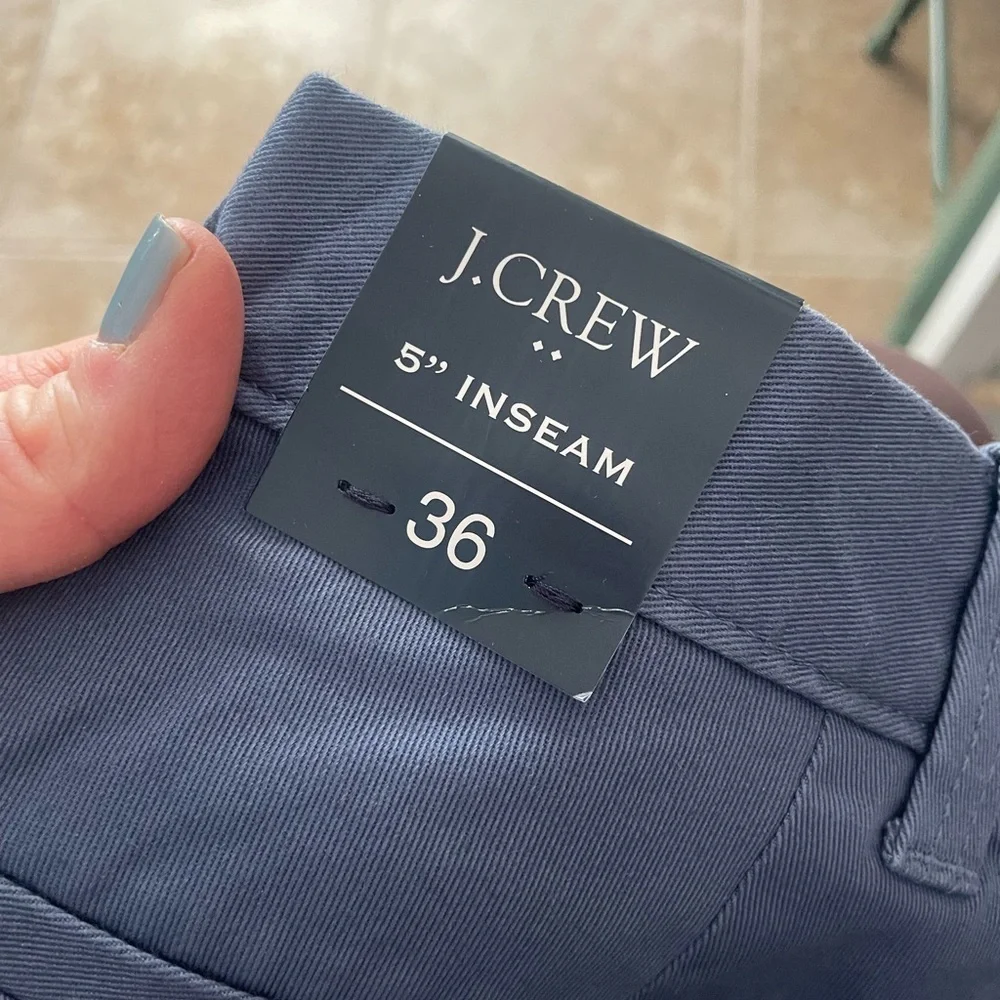 J. Crew 5” Flex Chino Short for Men NWT size 36
